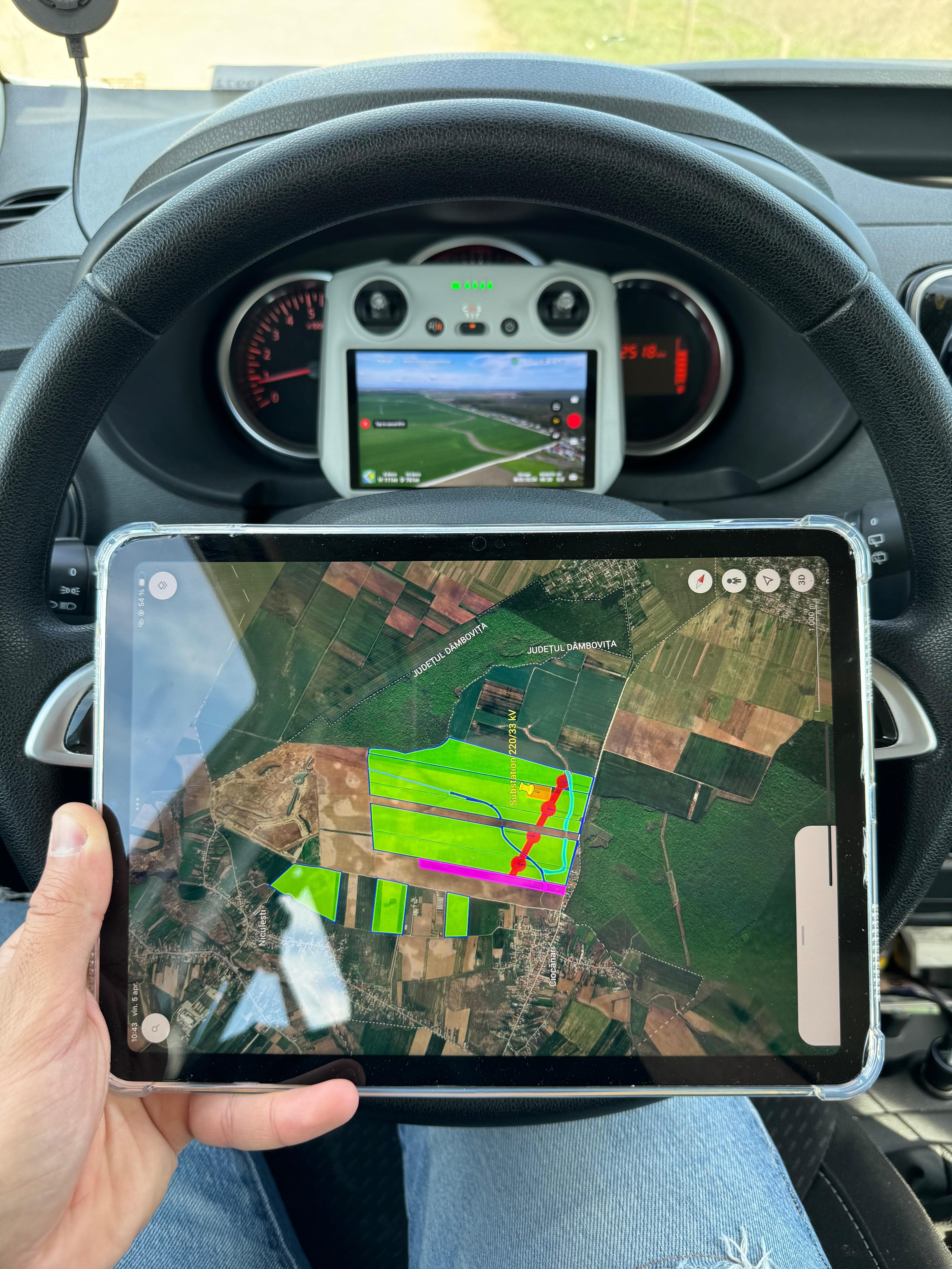 Parc Fotovoltaic - Zbor fotogrammetric, întocmire planuri de situație